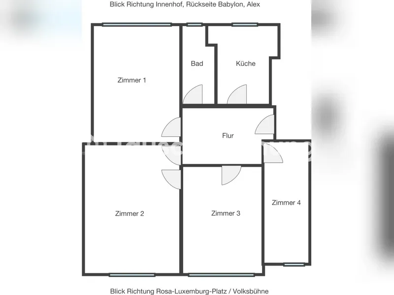 Tauschwohnung: 4 Zi Whg in Mitte gegen 5-6 Zi Whg — photo 1